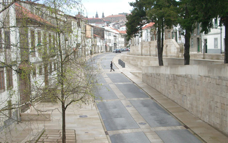 Reurbanización de la Rúa de Sar en Santiago